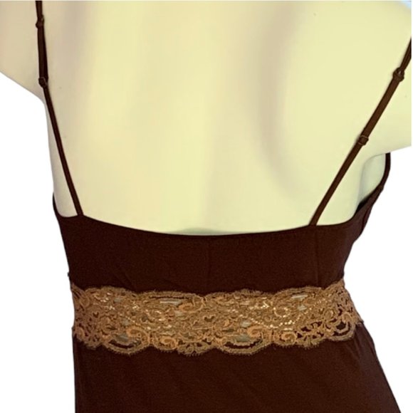 Cosabella brown with bronze lace trim camisole - Size L - Picture 9 of 9
